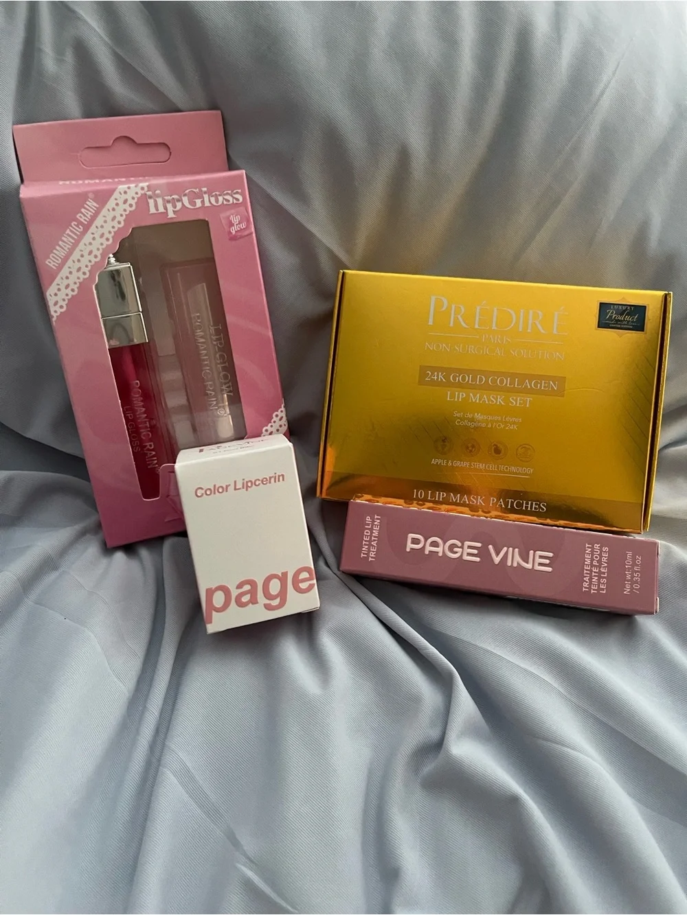 Pink Lip Treatment & Color Lipcerin Set and lip masks